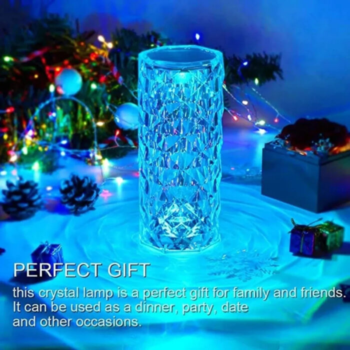 Touch Control Rechargeable Rose Diamond Table Lamp - Image 5