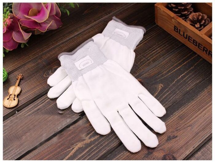 1 Pair LED Glowing Fingers Electro Rave Flashing Unisex Skeleton Gloves - Image 8