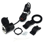 2pcs Motorcycle Electric Bicycle Handlebar Waterproof USB Charger For Phone - Image 6
