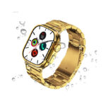M9 Ultra Max Gold Edition Luxury Stainless Steel Sports Heart Rate Health Monitoring Watch Smart Watch - Image 9
