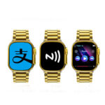 M9 Ultra Max Gold Edition Luxury Stainless Steel Sports Heart Rate Health Monitoring Watch Smart Watch - Image 2