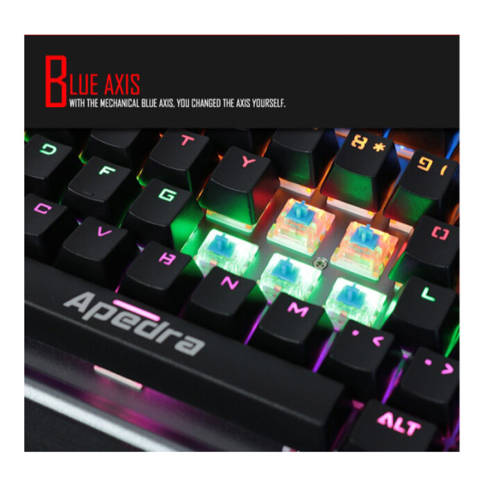 IMice MK-X90 Mechanical Blue Axis Wired Gaming Keyboard - Image 3