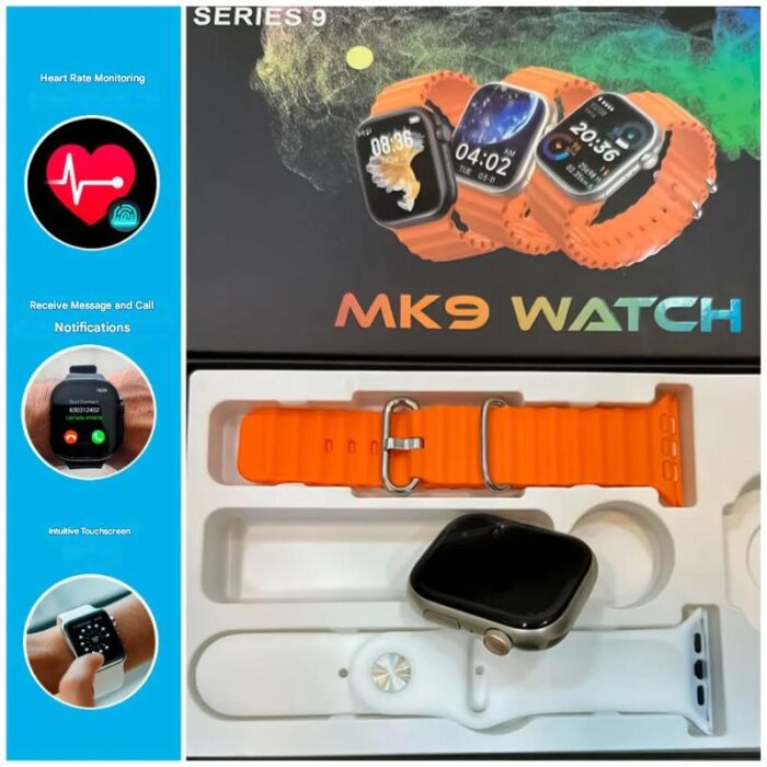 MK9 (Series 9) Ultimate Premium Smartwatch With Stunning 2.5″ Display, Health Tracking, NFC & Wireless Charging. - Image 1