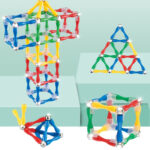 124Pcs Master 3D Stimulating Magnetic Building Construction Sticks And Balls Set - Image 8