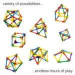 124Pcs Master 3D Stimulating Magnetic Building Construction Sticks And Balls Set - Image 6