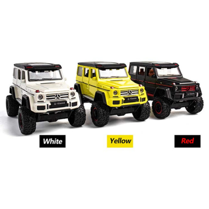 Mercedes Benz G500 Diecast Alloy Off-Road SUV Simulation Model Vehicle With Dynamic Music And Light - Image 8