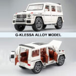 1:24 Exquisite Model Mercedes Benz G63 AMG Zinc Alloy Pull Back Car With Dynamic Music And Light - Image 10