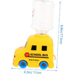 Mini Cute School Bus Water Dispenser Drinking Fountain Toy For Kids - Image 7