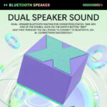 X1 Compact And Portable Wireless Tws Bluetooth Speakers Mini Portable USB Speaker - Image 2