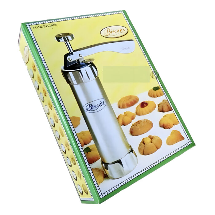 Multi-Pattern Cookie Press Machine DIY Biscuit Maker With 20 Disc Shapes And Stencils - Image 5