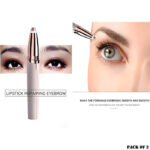 Pack Of 2 Electric Eyebrow Trimmers Mini Eye Brow Shavers Portable Epilators Facial Hair Removers For Women - Image 8
