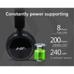 NIA Q1 Bluetooth 4.2 Overhead Stereo Headphones with FM Radio and MicroSD Support - Image 5