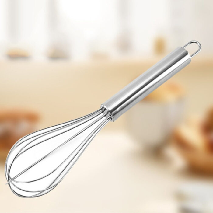 Pack Of 5 Stainless Steel Whisk Non-Stick Flexible Beater Easy To Handle Easy To Clean Multifunction Manual Stirrers - Image 9