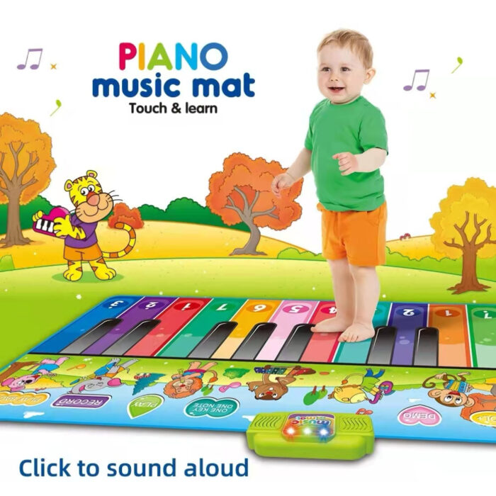 Electronic Touch And Learn Children’s Music Piano Mat - Image 1
