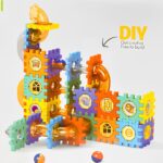 125Pcs DIY Creative Pipeline Rolling Ball Building Blocks Marble Drop Set - Image 2