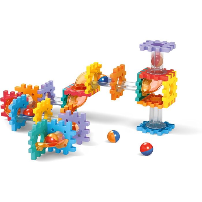 125Pcs DIY Creative Pipeline Rolling Ball Building Blocks Marble Drop Set - Image 5