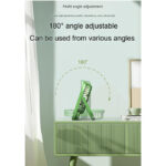 Wireless Portable Mini Brushless Fan with Super Large Wind Power, 3-Speed Setting, and LED Torch Light - Image 9