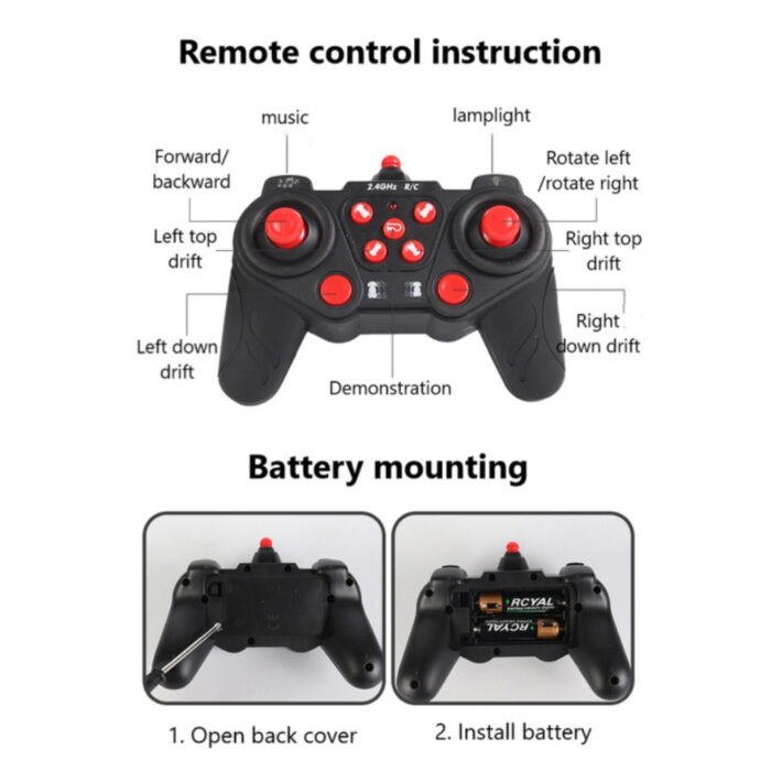 360-Degree RC Stunt Car With All-Round Mobility And Anti-Interference Function - Image 7