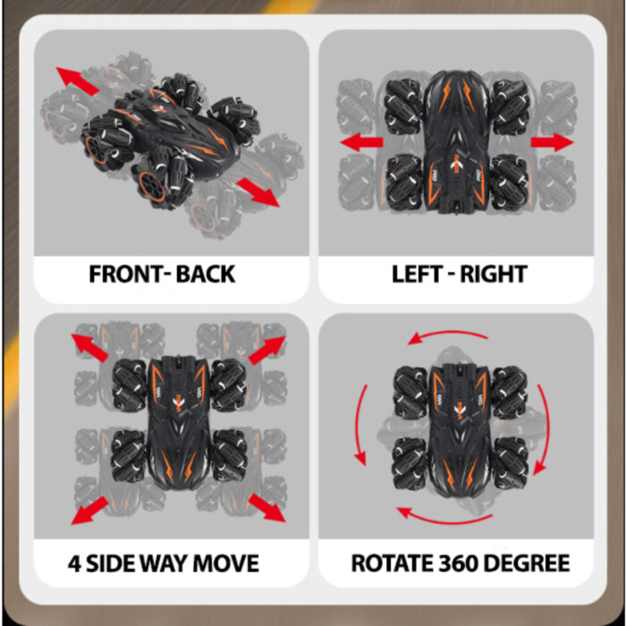 360-Degree RC Stunt Car With All-Round Mobility And Anti-Interference Function - Image 9