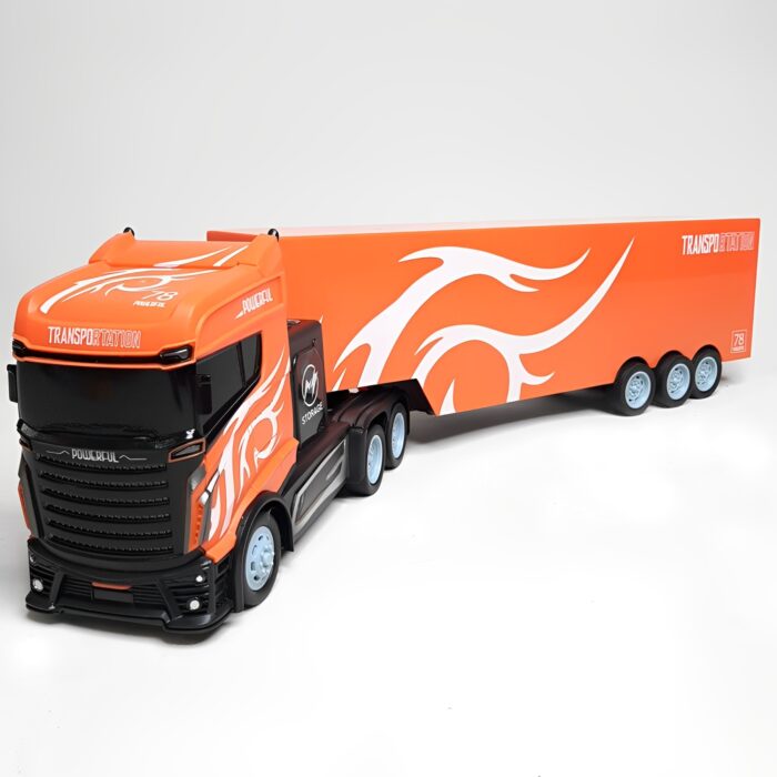 4 Channel 2.4GHz Remote Control 1:16 2WD Truck Trailer Toy For Kids - Image 3