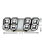 Multi-Functional Modern Design 3D LED Digital Clock - Image 8