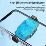 S3 Mobile Phone Radiator Strong Wind Low Noise Colorful Lights Non-Slip Fan - Image 4