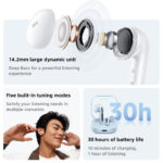 Redmi Buds 6 Active Earbuds with Bluetooth 5.4 & Up to 30 Hours Playtime - Image 3