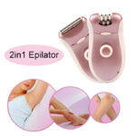 KM-2068 Kemei 2-In-1 High-Quality Electric Rechargeable Shaver Epilator For Women - Image 5