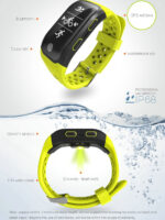 S908 GPS Smart Band IP68 Waterproof Sports Wristband Heart Rate Monitor Call Reminder - Image 4