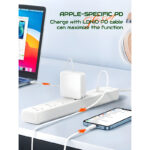 LDNIO SC5319 Power Strip 2500W Multi-Socket Extension With 5 AC Outlets And 3 USB Ports - Image 13