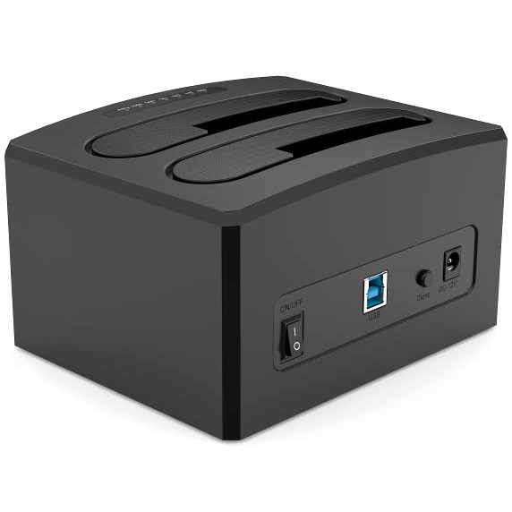 2.5 / 3.5 Inch Dual Bay USB3.0 1 To 1 Clone Hard Drive Docking Station - Image 6