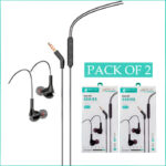 Pack Of 2 SOVO SH-24 MILO Long-Lasting Comfort Wear Stereo Handsfree - Image 2