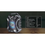 Portable Lightweight Sugar 7 Bluetooth Speaker with Fusion Light Effect - Image 4