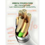 LDNIO SC5319 Power Strip 2500W Multi-Socket Extension With 5 AC Outlets And 3 USB Ports - Image 15