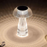Mushroom Shape USB Rechargeable RGB Lighting Touch And Remote Control Table Lamp - Image 10