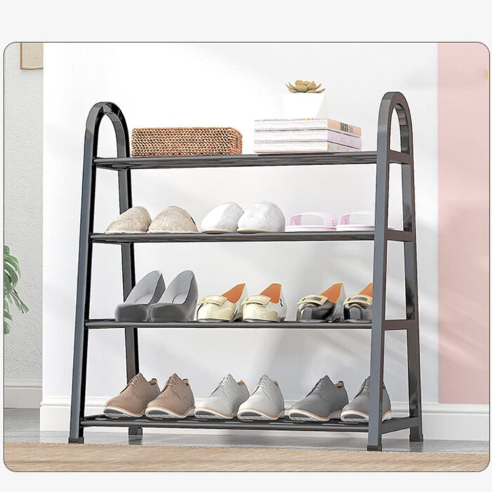 Shoe Rack With 4 Layers of Storage and Contemporary Design - Image 1