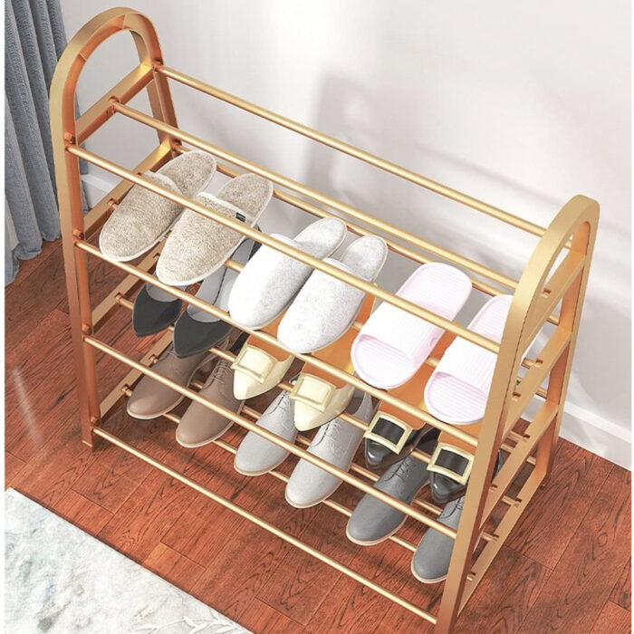 Shoe Rack With 4 Layers of Storage and Contemporary Design - Image 2