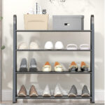 Shoe Rack With 4 Layers of Storage and Contemporary Design - Image 3