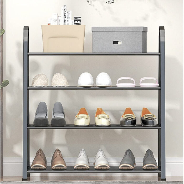 Shoe Rack With 4 Layers of Storage and Contemporary Design - Image 3