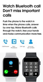W26+ HD Screen Series 6 Bluetooth Call Heart Rate Monitor Smartwatch - Image 8