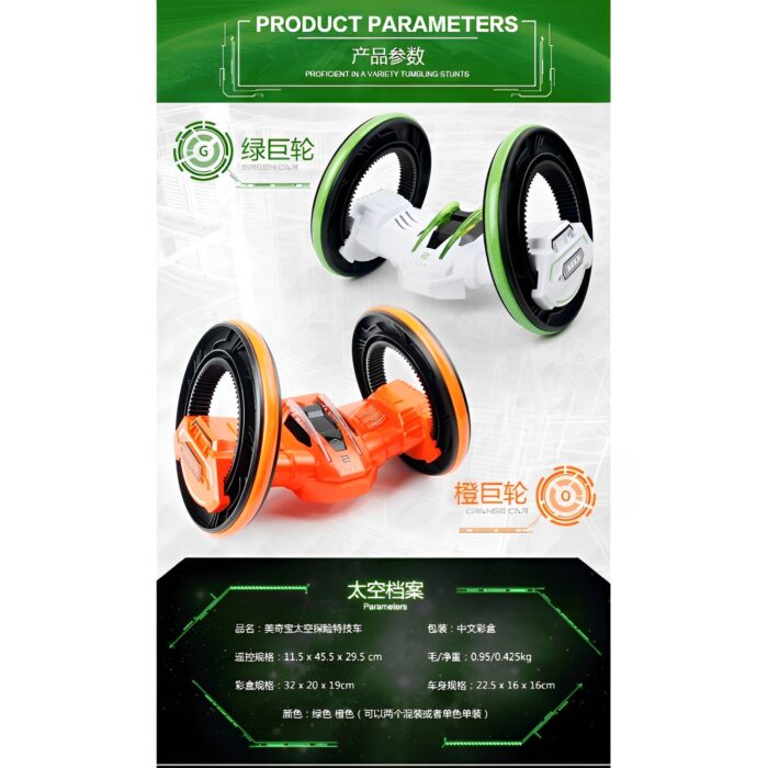 Radio Controlled Racing Stunt Car 360° Spins Vehicle For Kids - Image 1