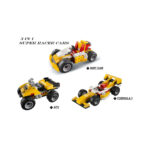 121Pcs Architect Super Racer 3-In-1 DIY Construction Building Blocks Set Toy - Image 7