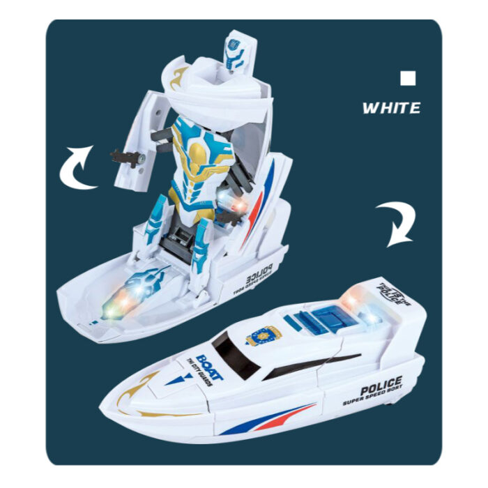 Bump & Go 2 In 1 Speed Transformation Boat With Light And Sound - Image 5