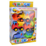 Set Of 4 Durable Friction Powered Construction Vehicles For Kids - Image 7