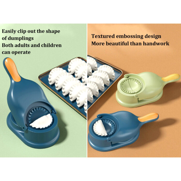Multifunctional Manual Press 2-In-1 Dumpling Maker Set For Easy Homemade Dumplings - Image 9