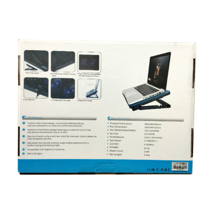 N99 Adjustable Special Air Flow Outlet Design Laptop Cooling Partner - Image 5