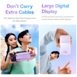 Baseus Comet Series 20000mAh 22.5W Dual-Cable Digital Display Fast Charging Power Bank - Image 21