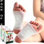 Pack Of 2 Kinoki Detox Foot Pads Patches Relaxation Massage Relief Stress Feet Care – 20 Pads In Two Boxes - Image 2
