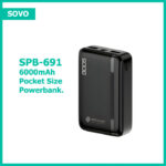 SOVO SPB-691 6000mAh (Pulse Service) Pocket-Size Portable Power Bank - Image 2