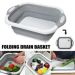 4-In-1 Multiboard High Quality Drain Basket Foldable For Kitchen Fruits - Image 3